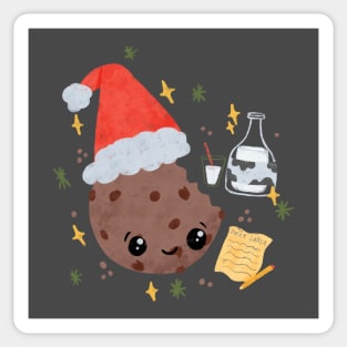 Milk & Cookies for Santa Sticker